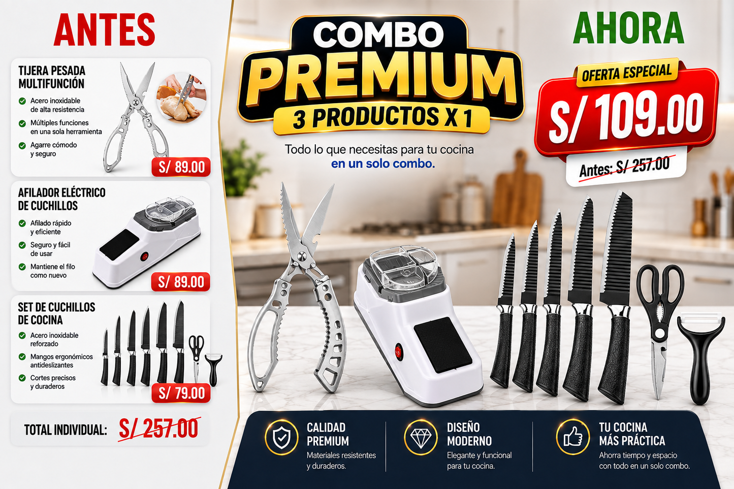 COMBRO PREMIUM COCINA 🔥