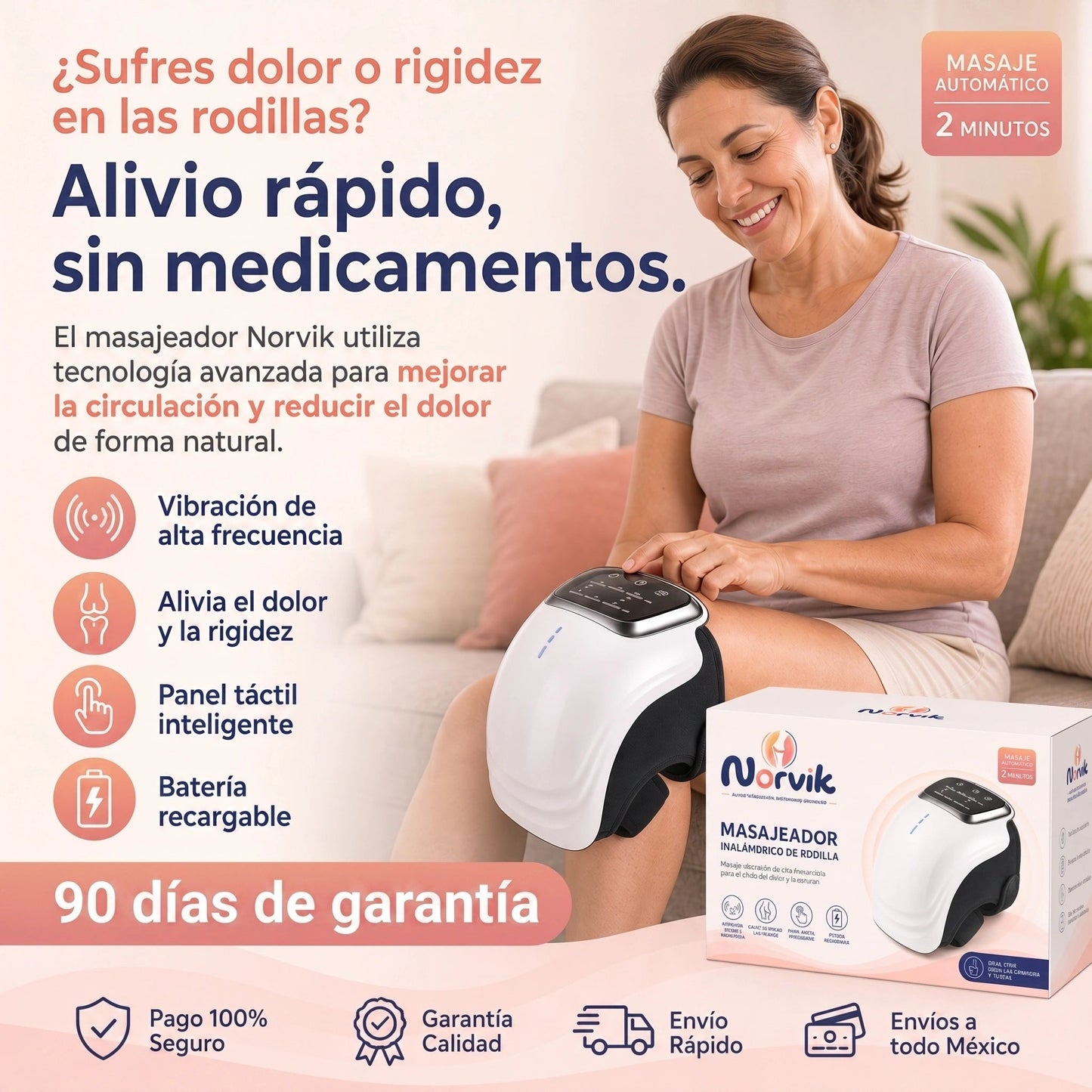 MASAJEADOR DE TERAPEUTICO 3 EN 1