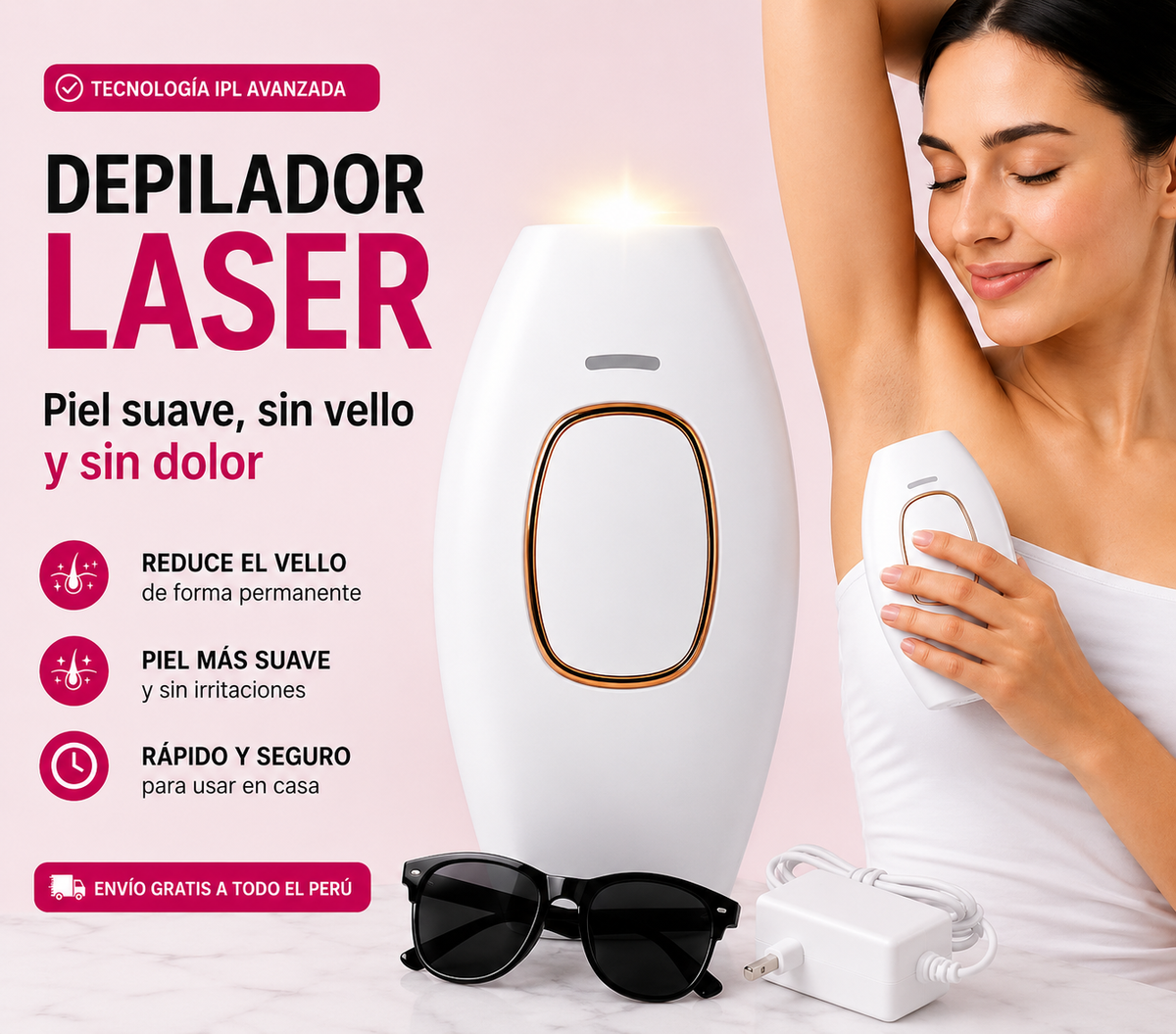 DEPILADORA LASER PROFESIONAL