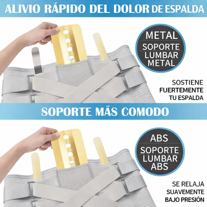 Faja Lumbar MaxSoporte – Alivio constante para tu espalda baja | Sujeción sólida sin sacrificar comodidad